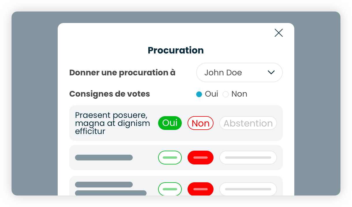 Maquette délégation des droits de votes.